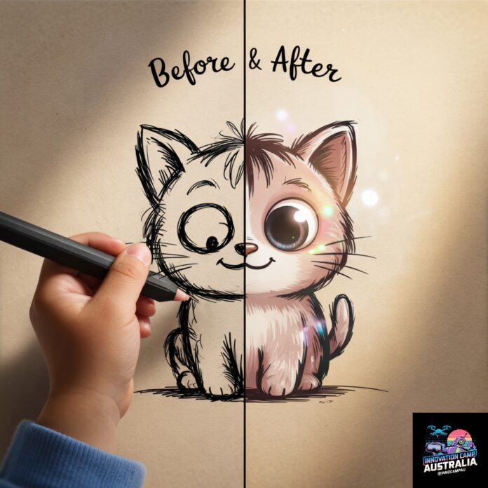InnoCampAU AutoDraw Cat Drawing